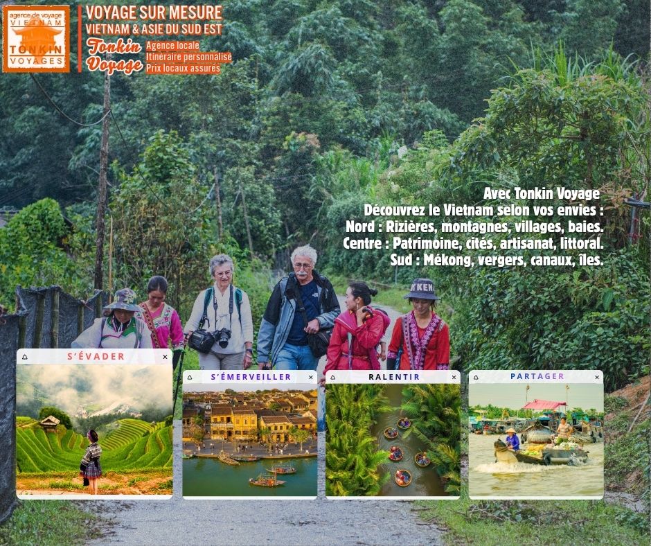 Comparez les paysages, les cultures et les exp&eacute;riences du Nord, du Centre et du Sud pour cr&eacute;er votre circuit priv&eacute; sur mesure avec Tonkin Voyage.